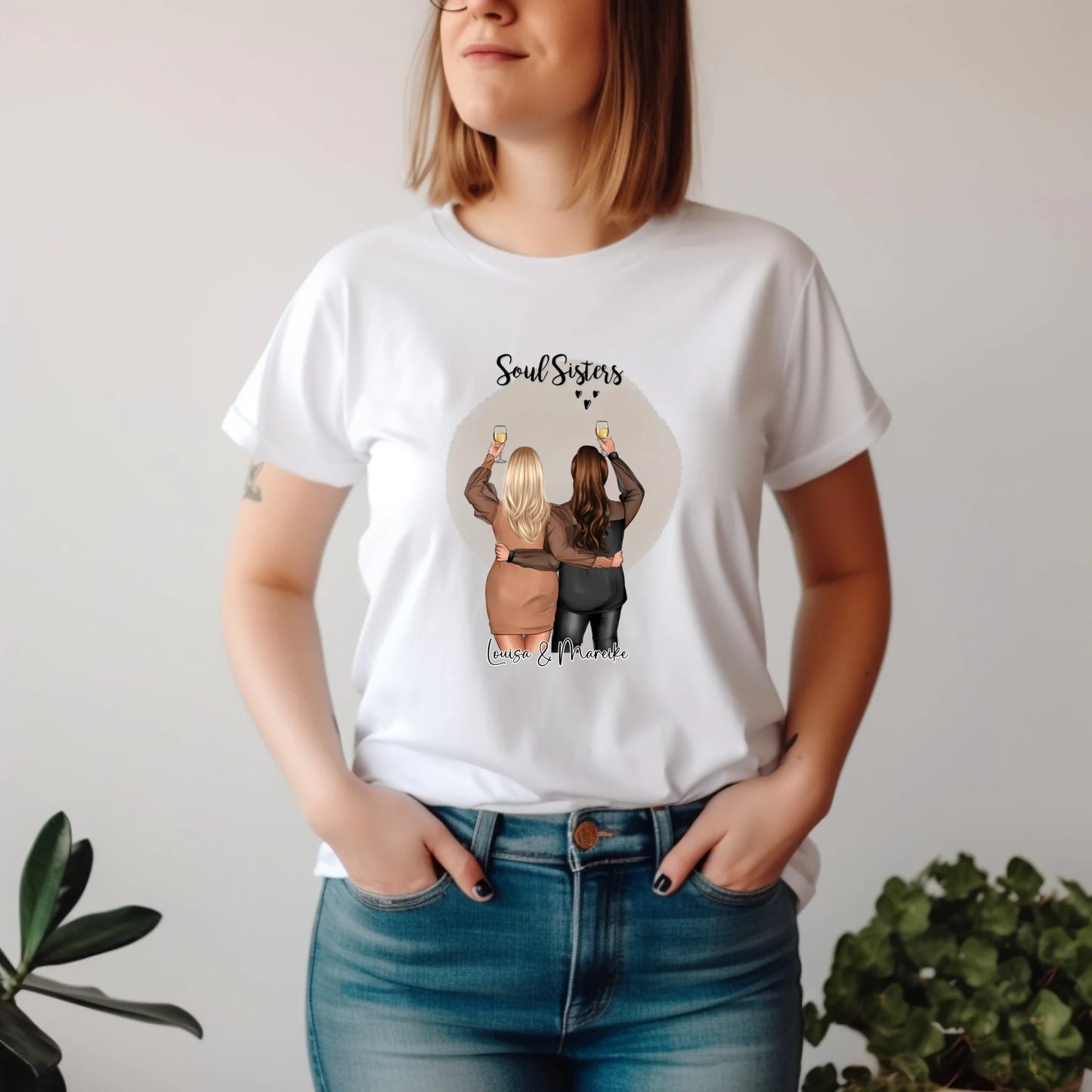 2-3 Plus size Freundinnen T-Shirt
