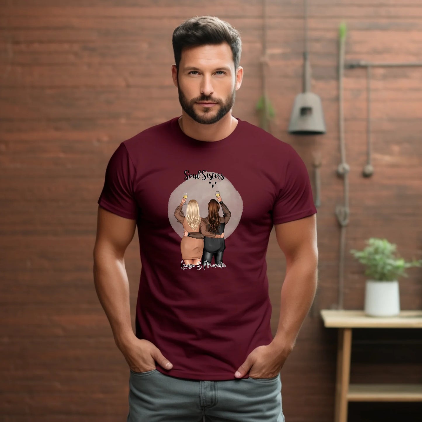 2-3 Plus size Freundinnen T-Shirt