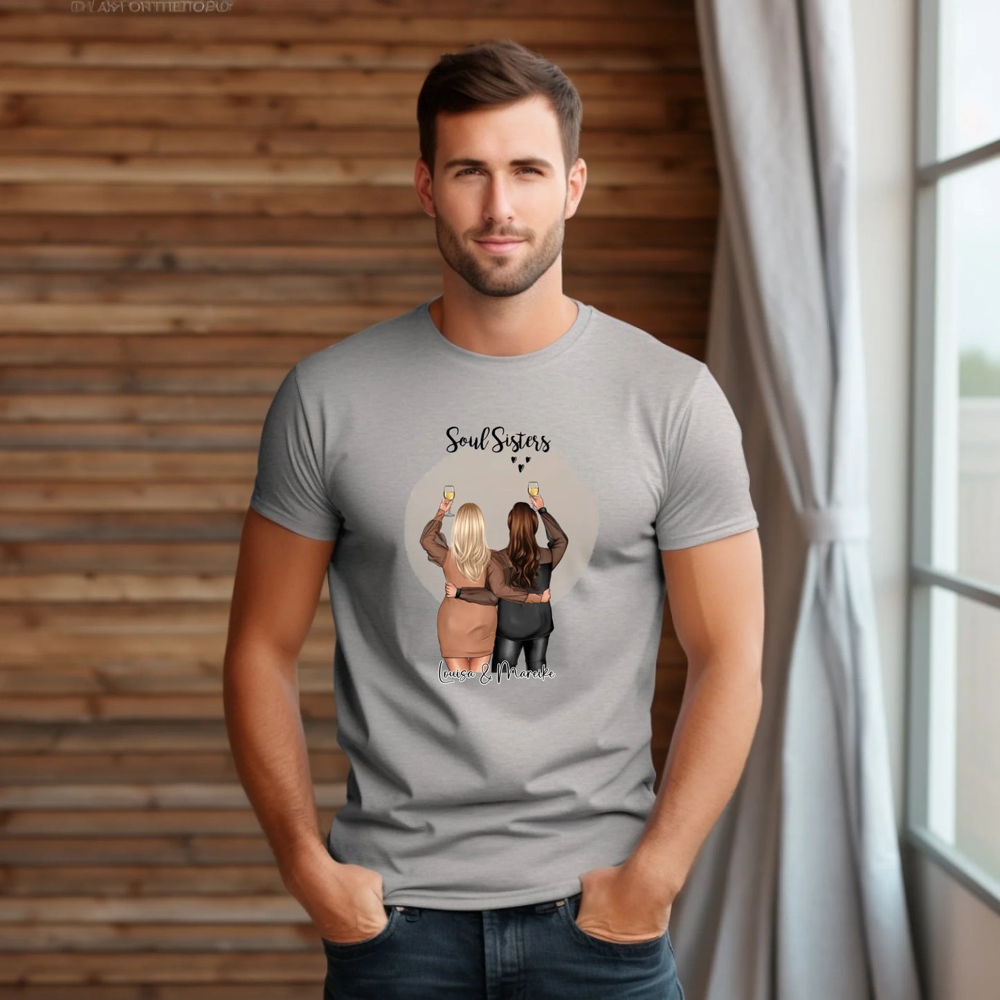 2-3 Plus size Freundinnen T-Shirt