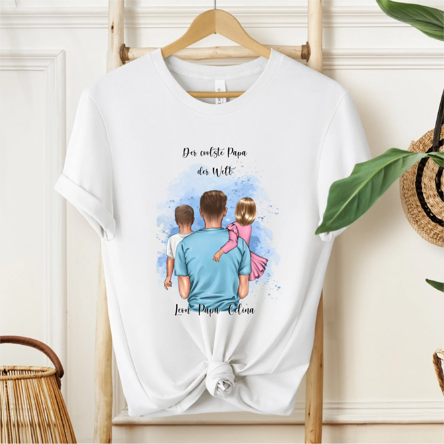 Papa & 1-2 Kinder T-Shirt
