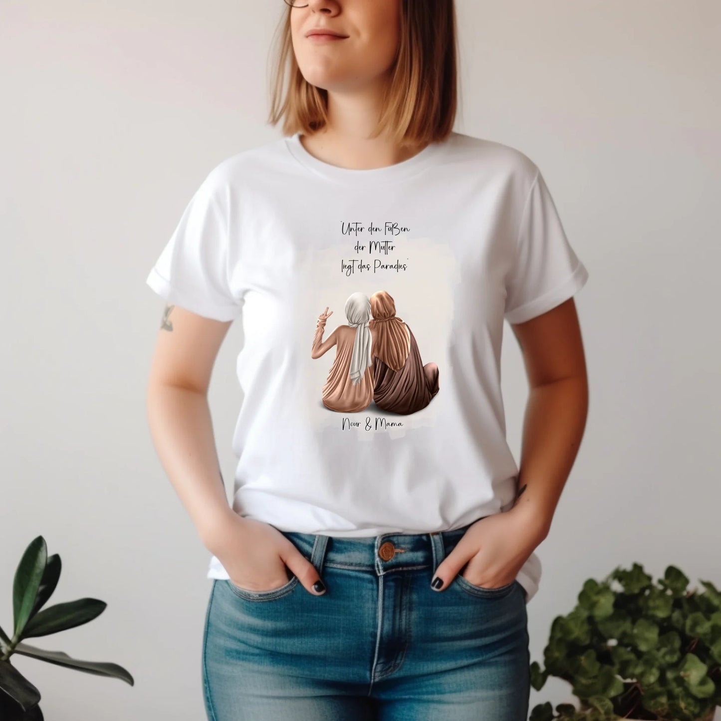 Muslim Mama & Tochter T-Shirt