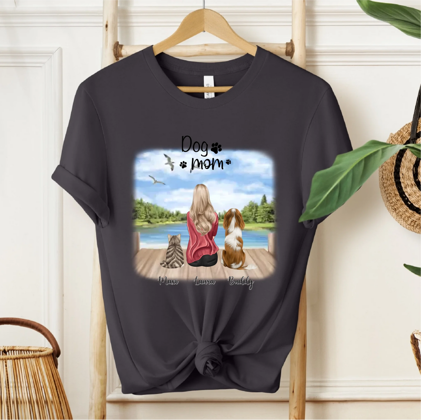 Frauchen/Herrchen & 1-2 Haustiere T-Shirt