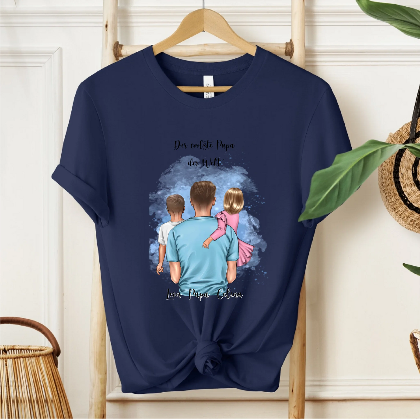 Papa & 1-2 Kinder T-Shirt