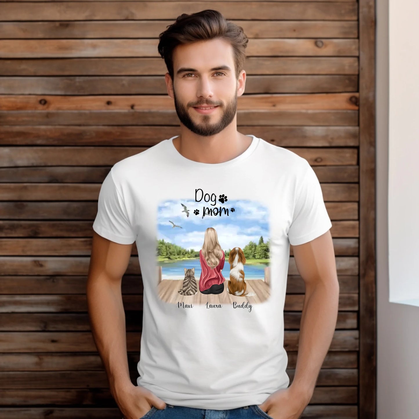 Frauchen/Herrchen & 1-2 Haustiere T-Shirt