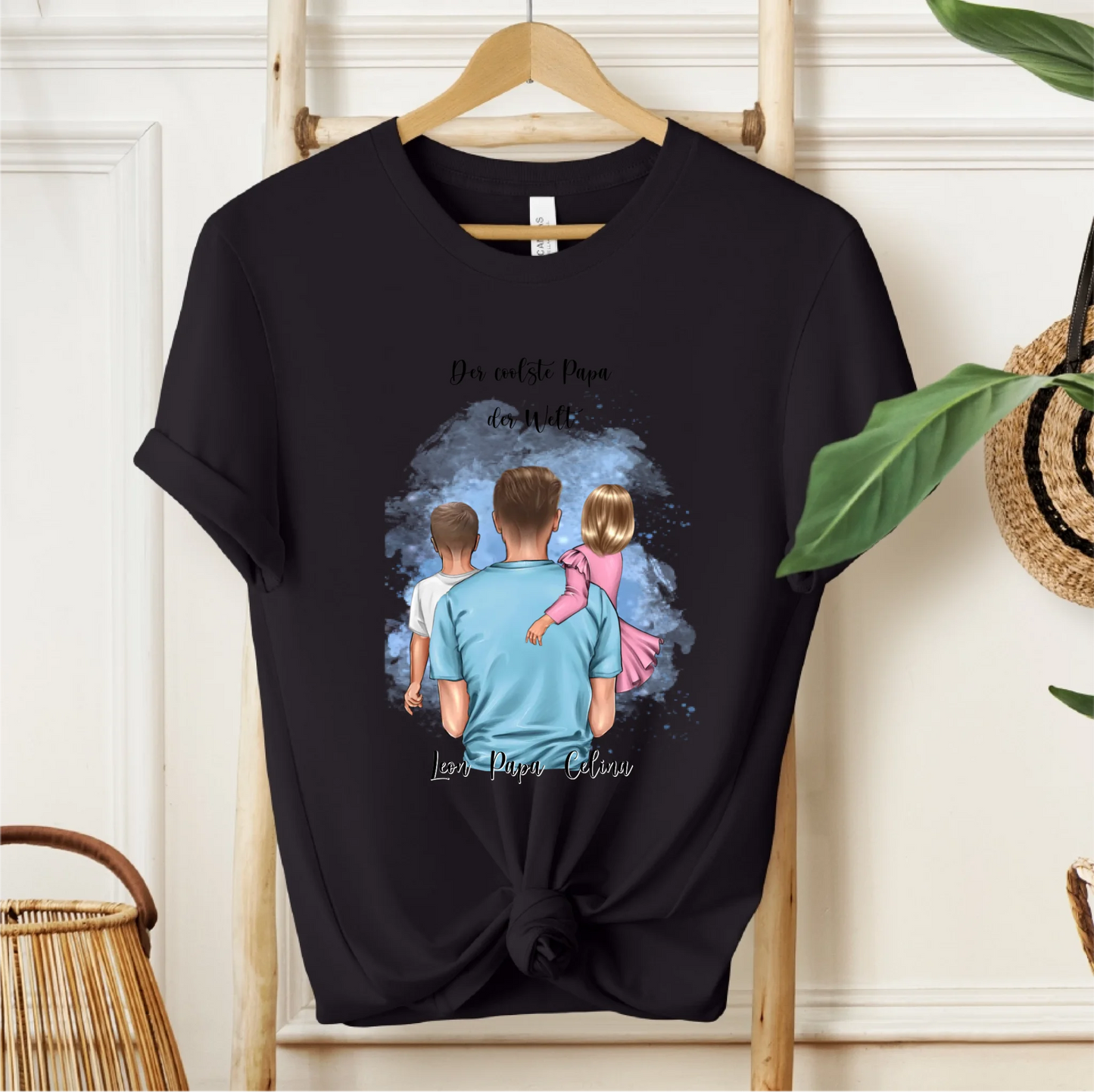 Papa & 1-2 Kinder T-Shirt