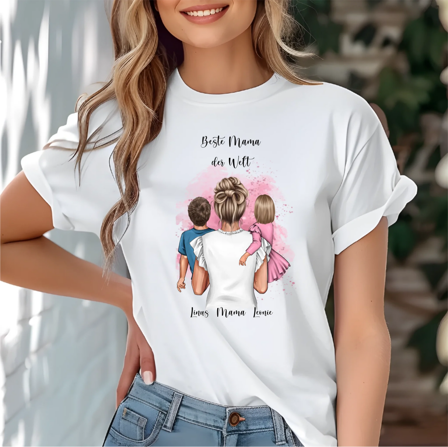 Mama & 1-2 Kinder T-Shirt