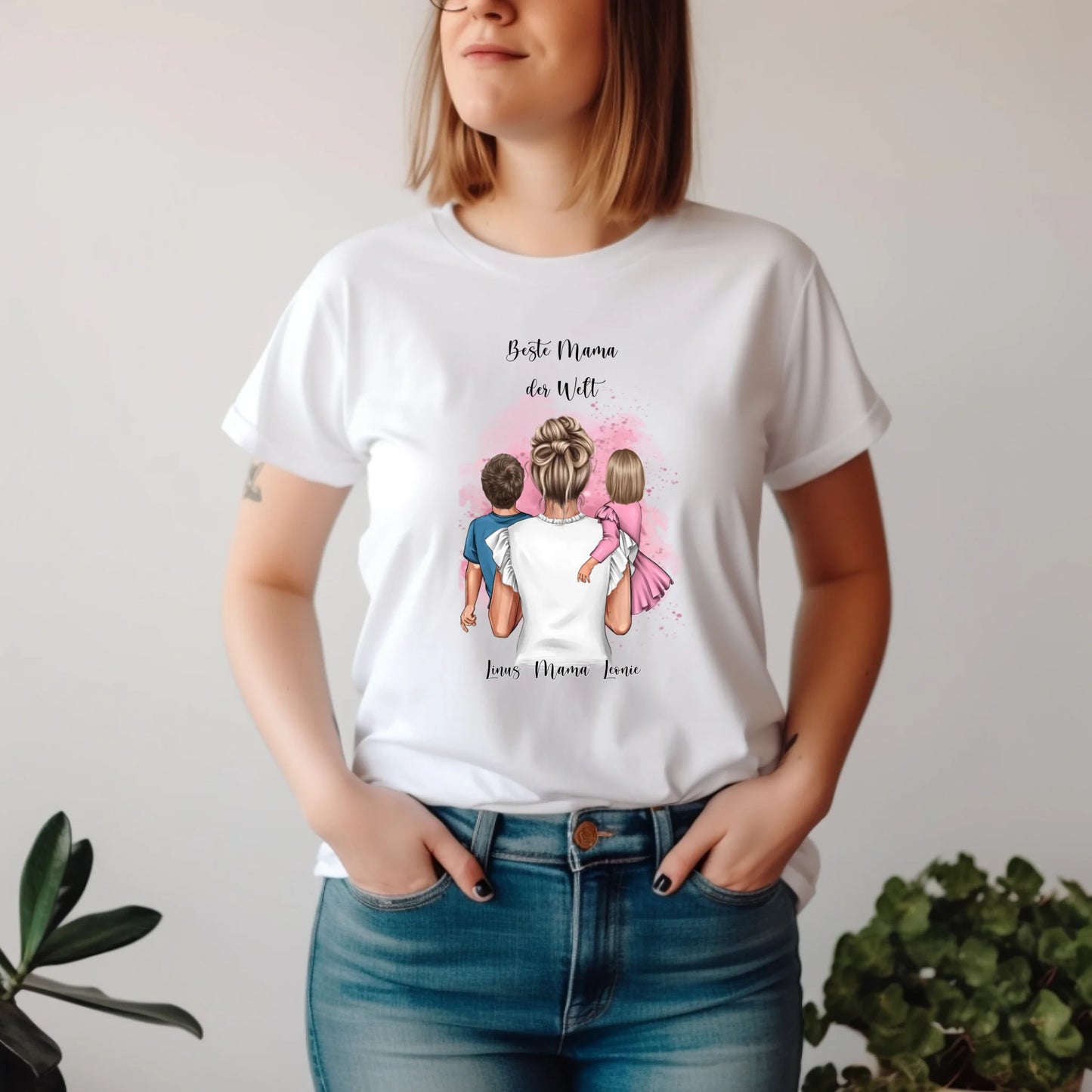Mama & 1-2 Kinder T-Shirt