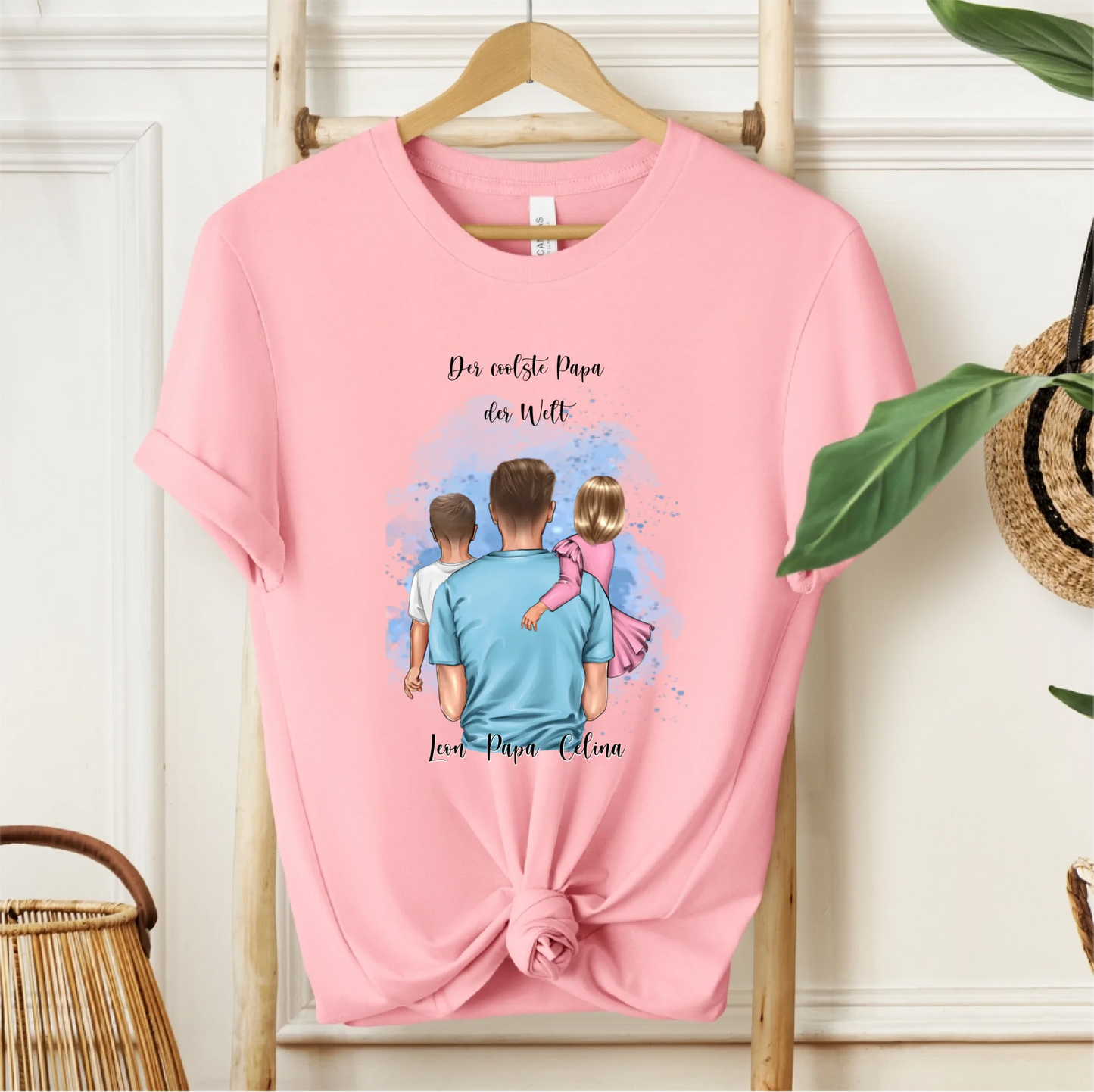 Papa & 1-2 Kinder T-Shirt