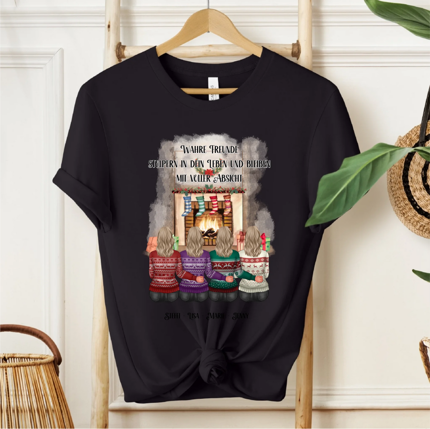4-7 Freundinnen Winter T-Shirt