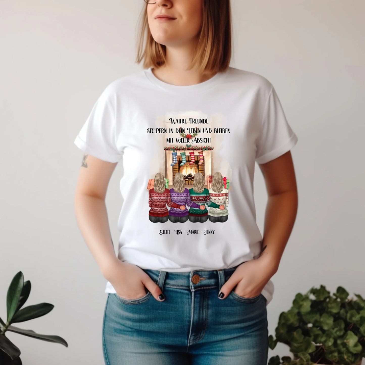 4-7 Freundinnen Winter T-Shirt