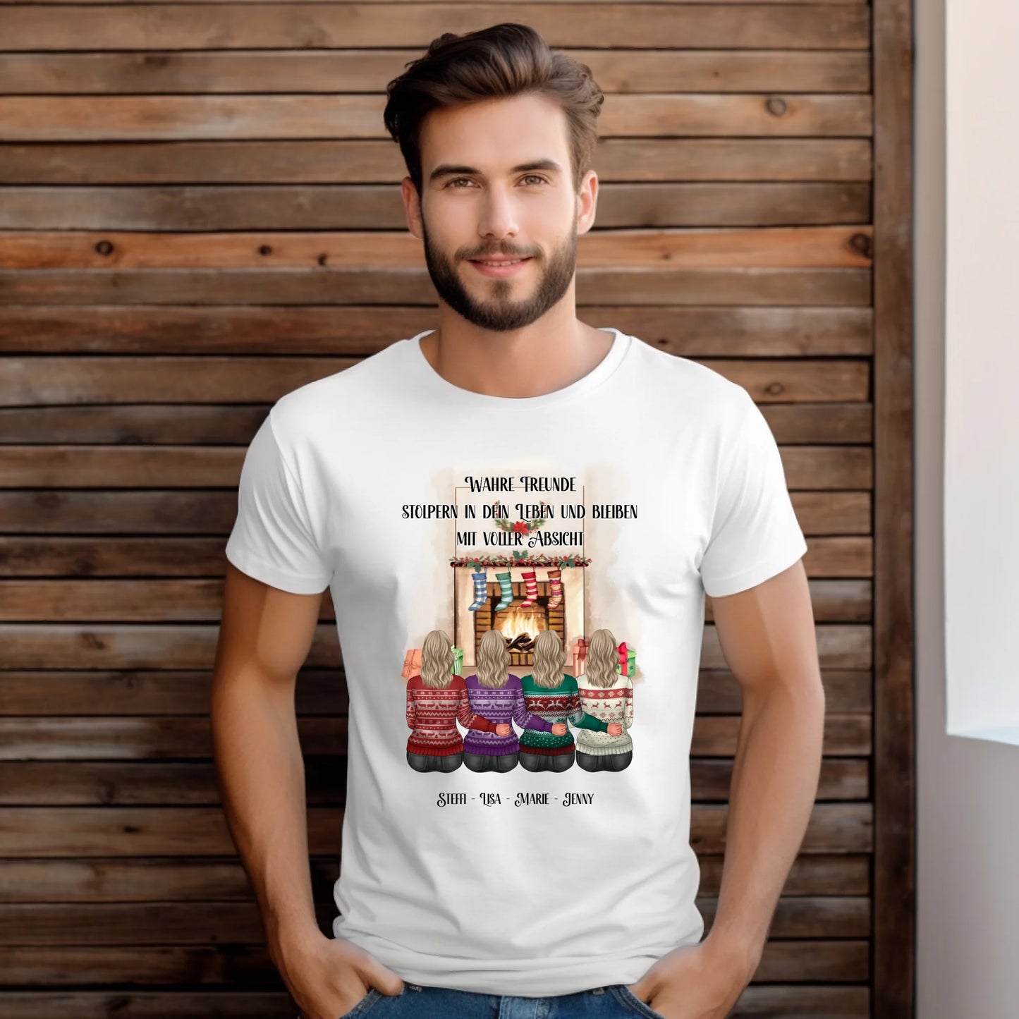 4-7 Freundinnen Winter T-Shirt
