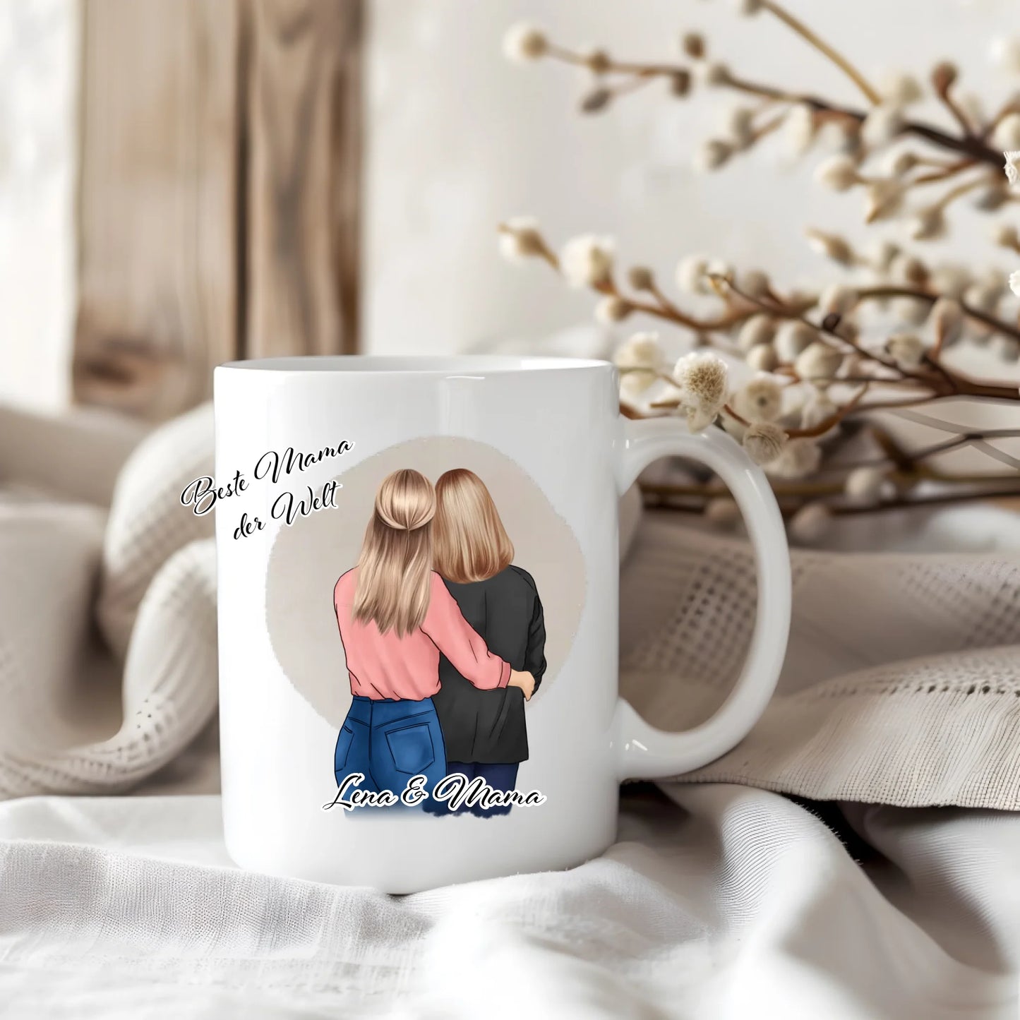 1-3 Töchter & Mama Tasse / Thermobecher