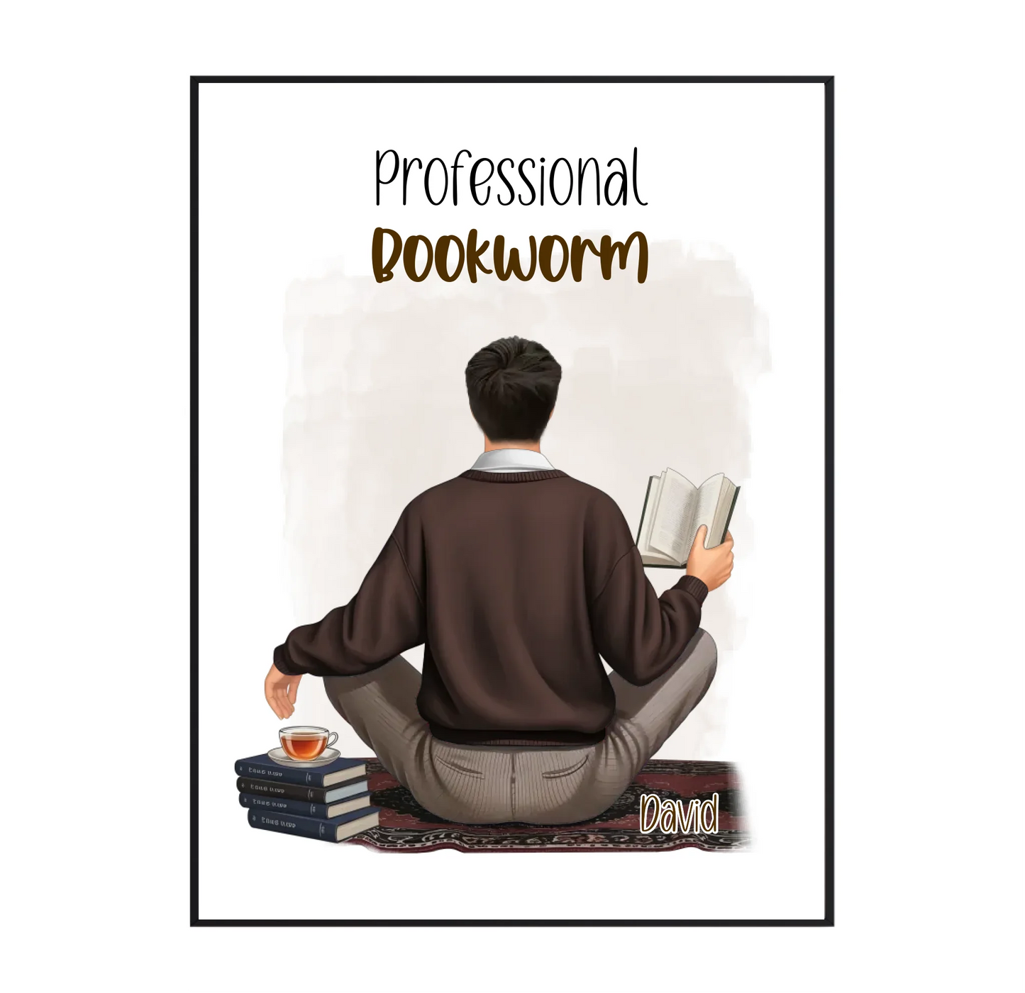 Bücherwurm Poster