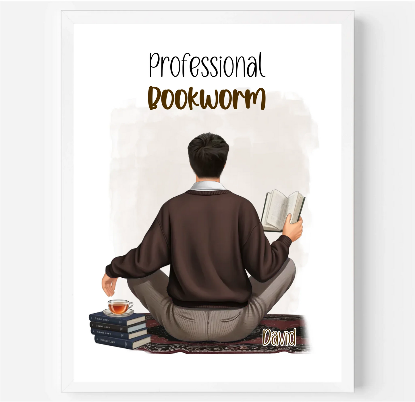 Bücherwurm Poster
