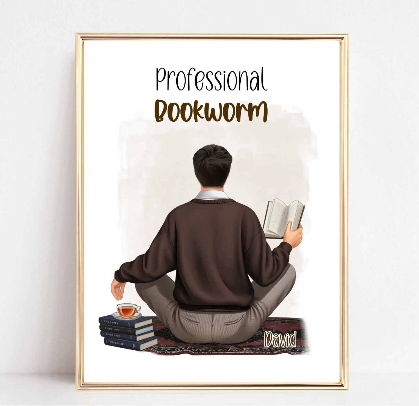 Bücherwurm Poster