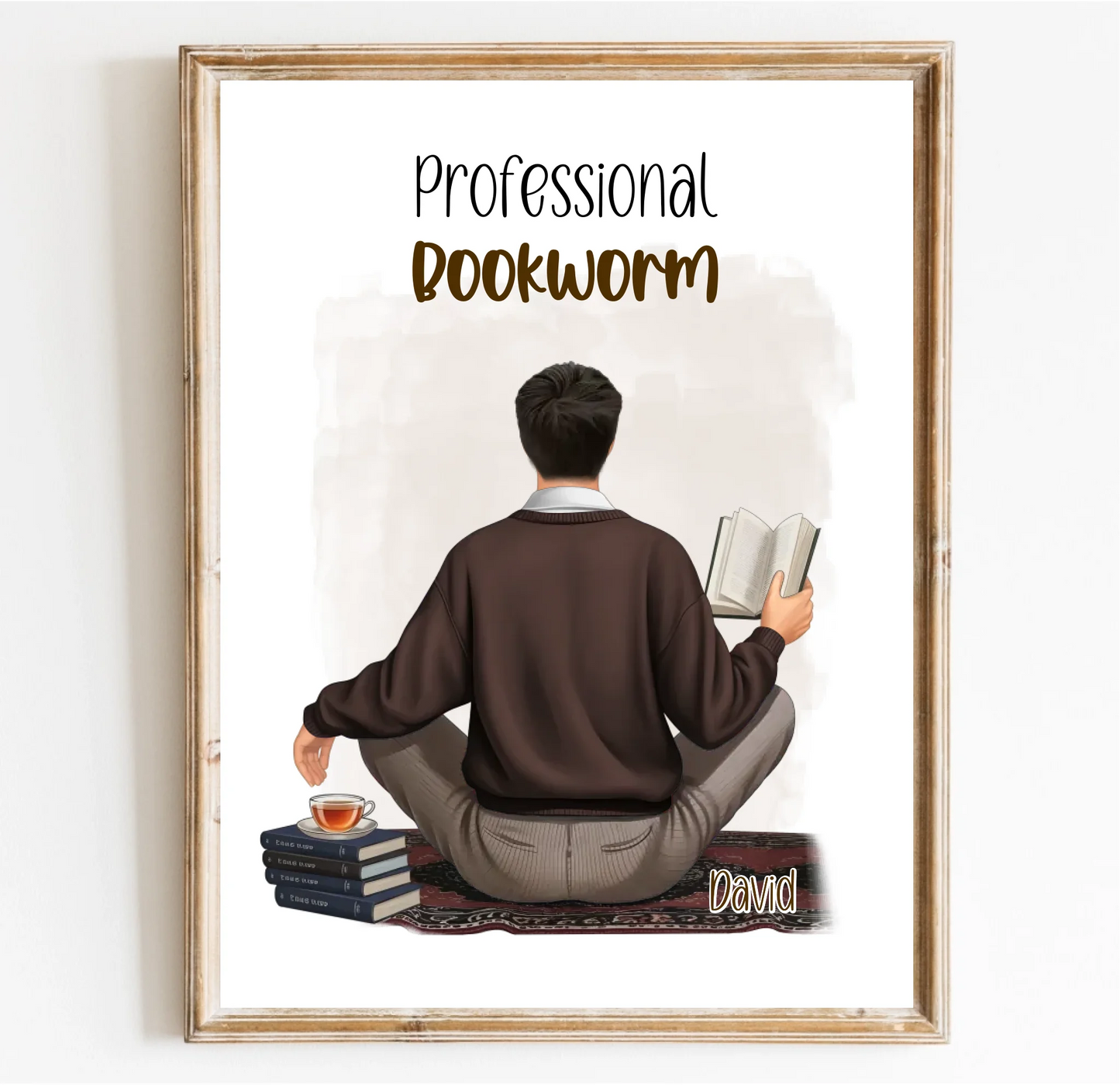 Bücherwurm Poster