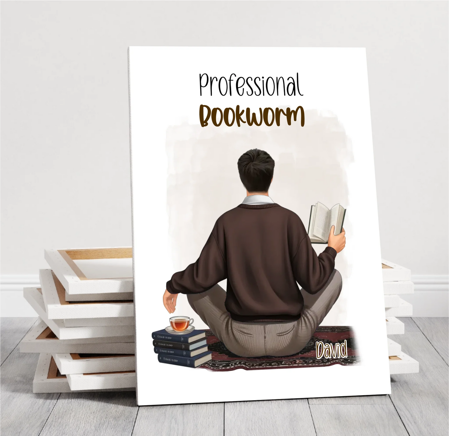 Bücherwurm Poster