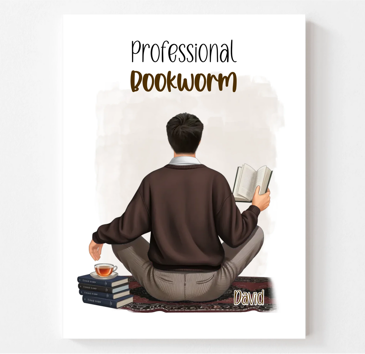 Bücherwurm Poster