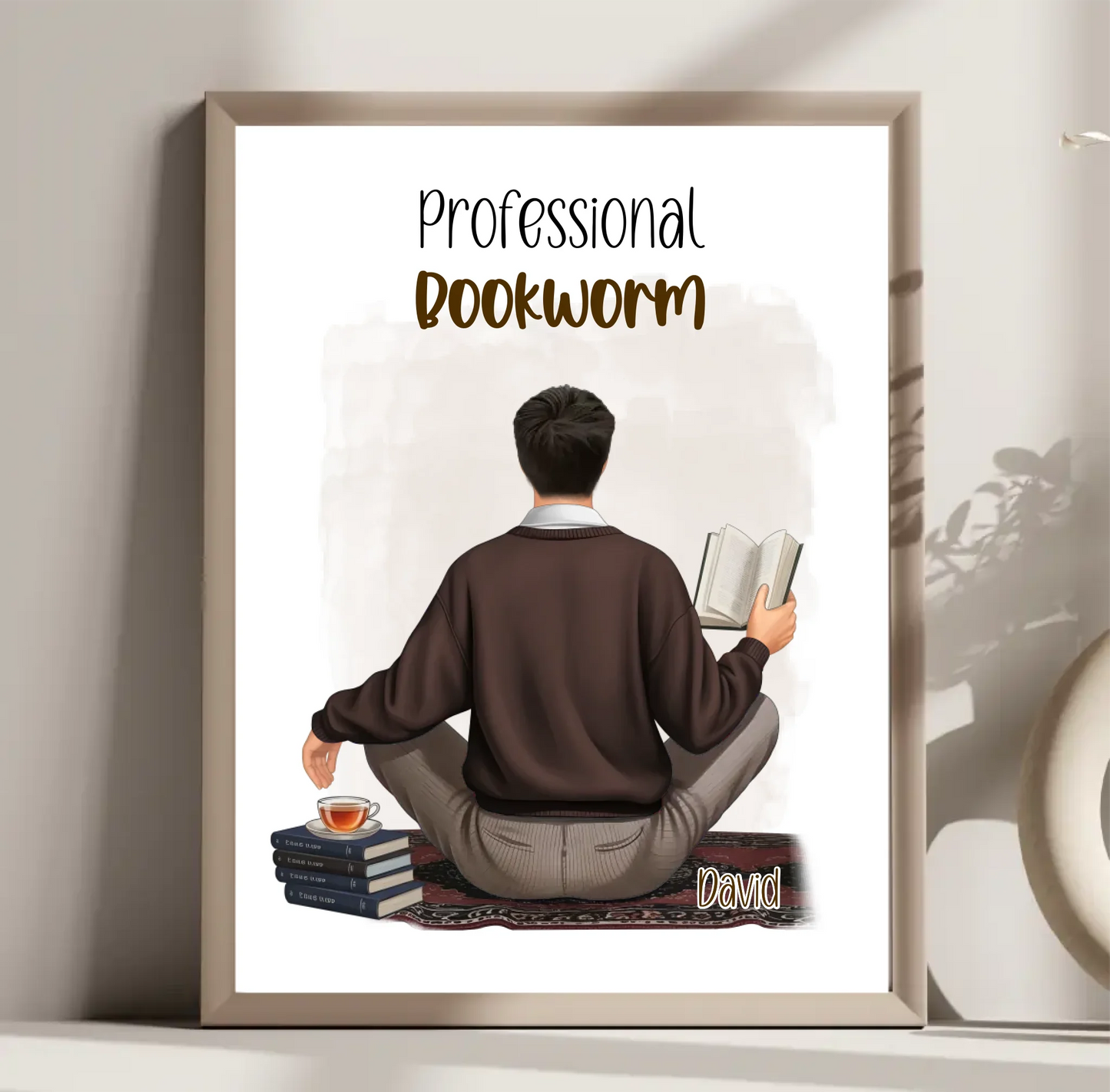 Bücherwurm Poster
