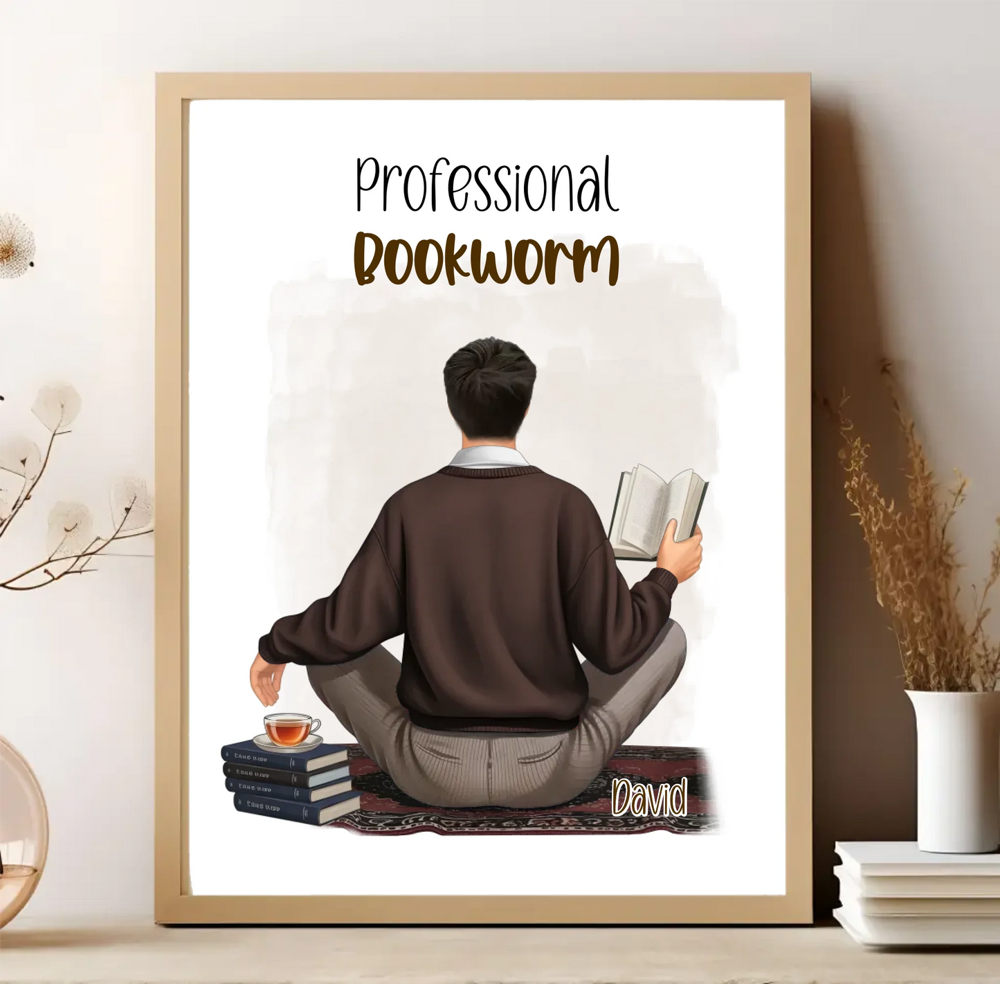 Bücherwurm Poster
