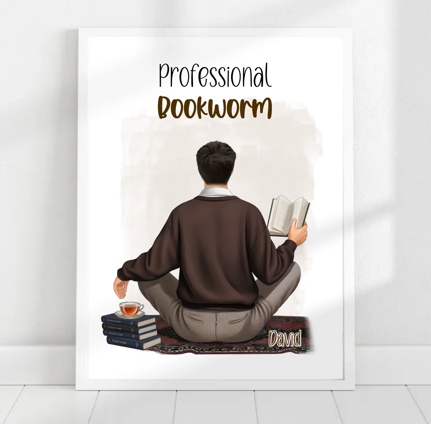 Bücherwurm Poster