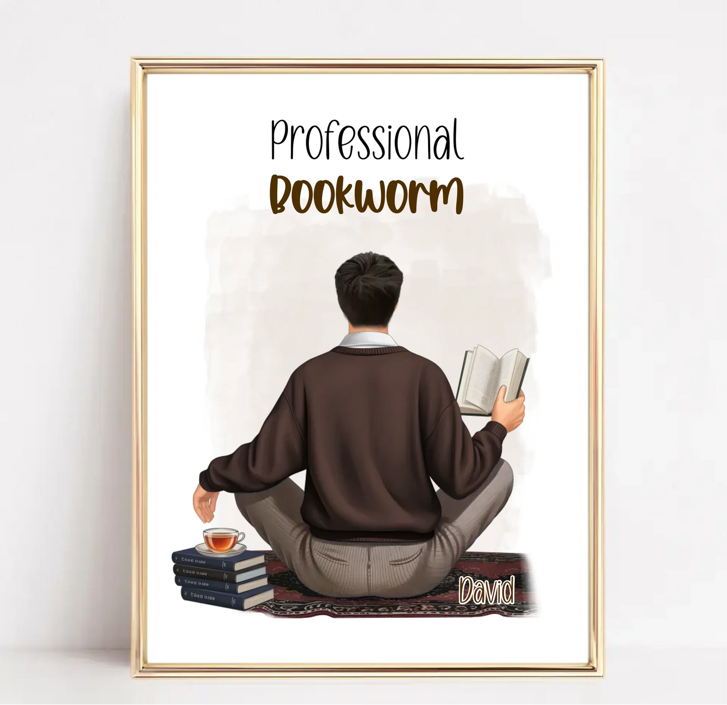 Bücherwurm Poster