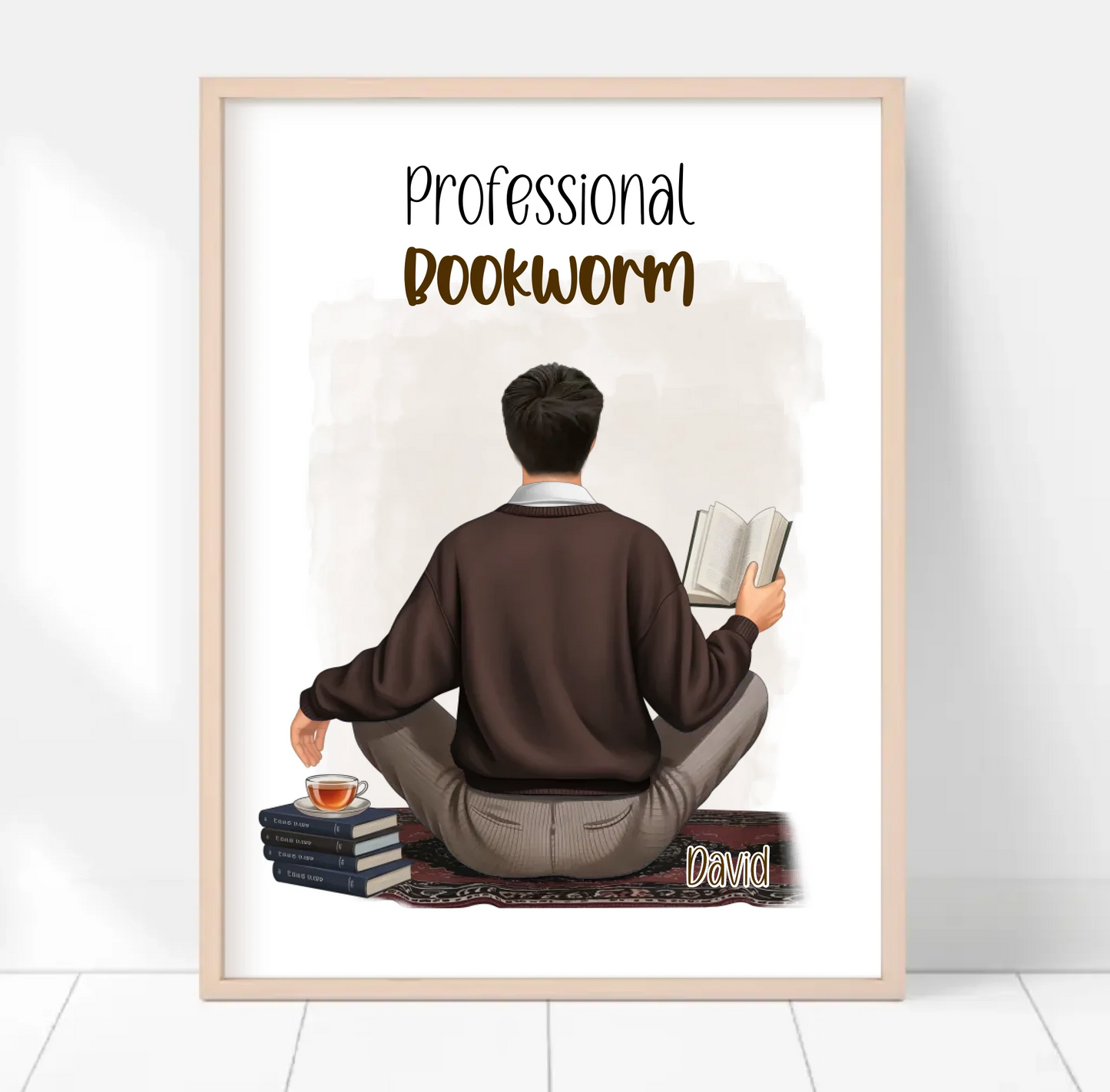 Bücherwurm Poster