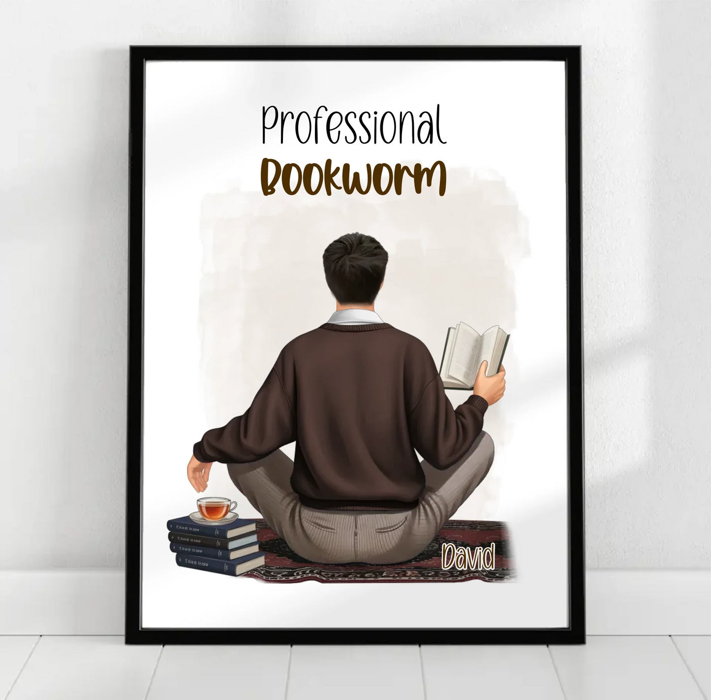 Bücherwurm Poster