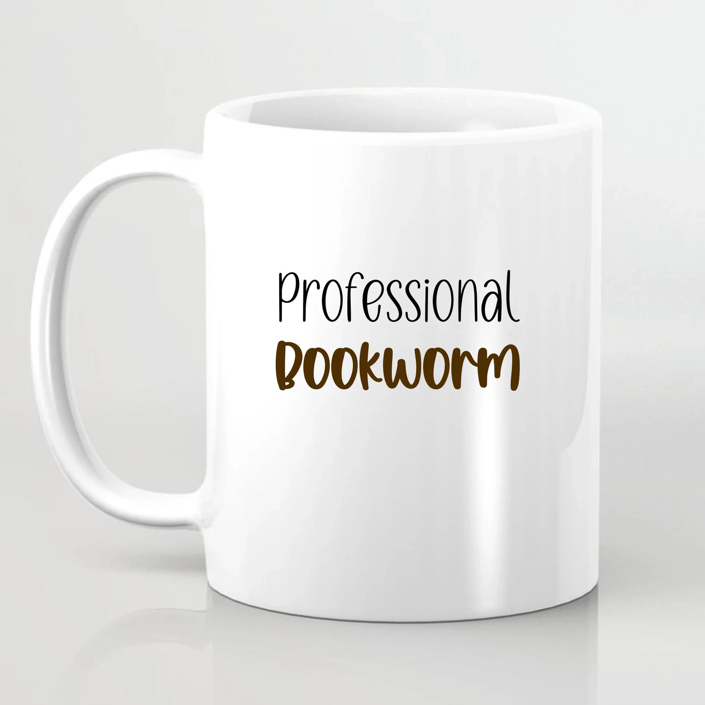 Bücherwurm Tasse