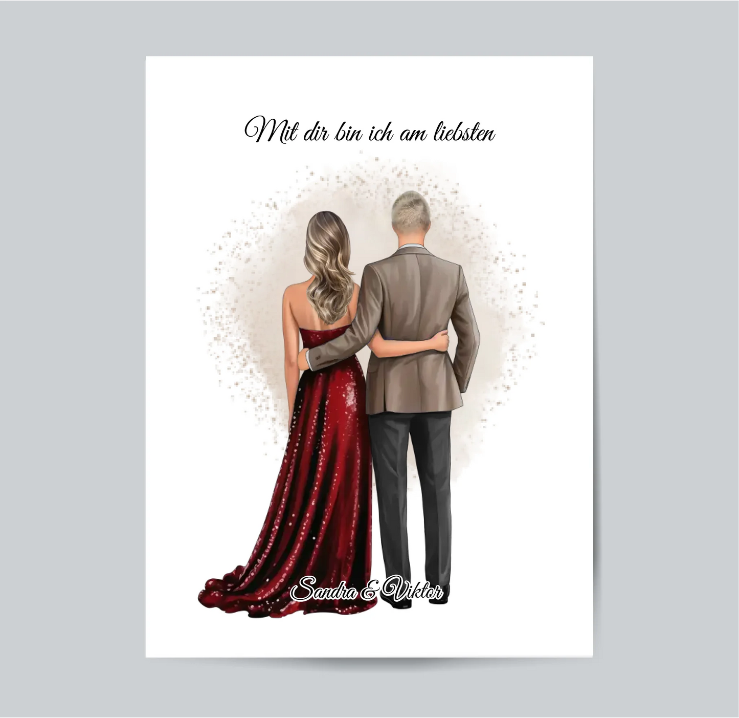 Paar elegant Poster