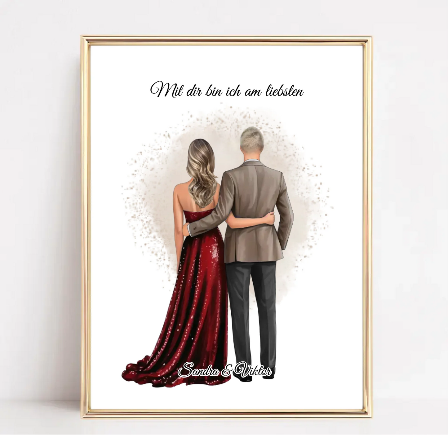 Paar elegant Poster