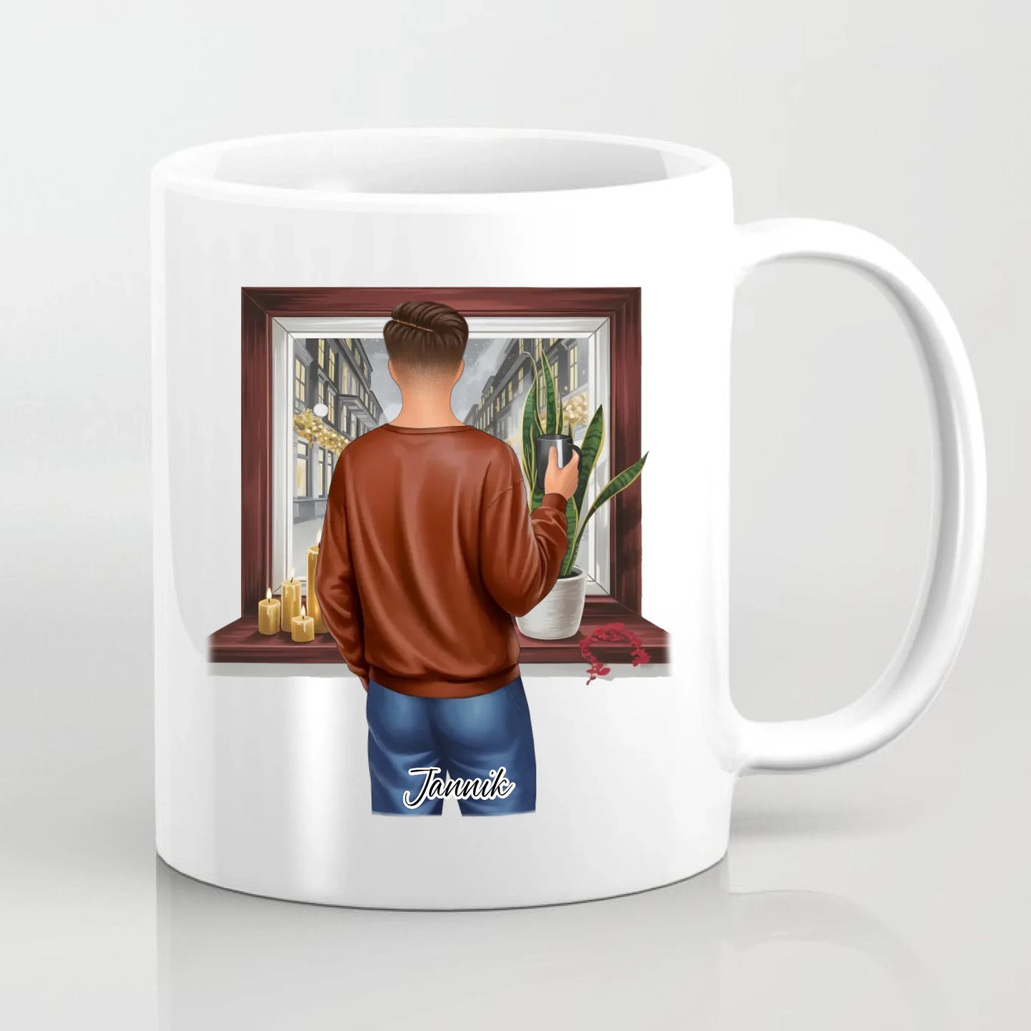 Entspannt (Mann/Frau) Tasse