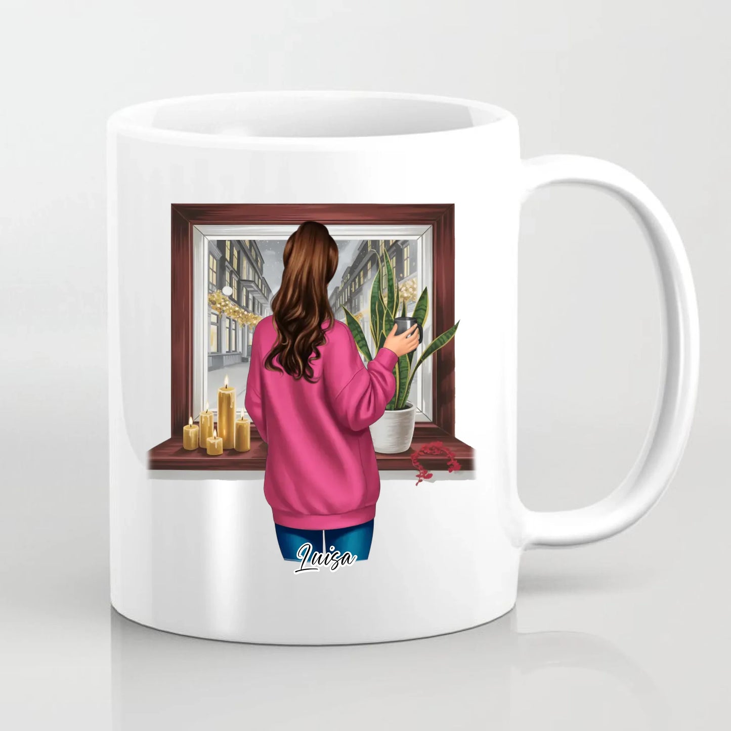 Entspannt (Frau/Mann) Tasse