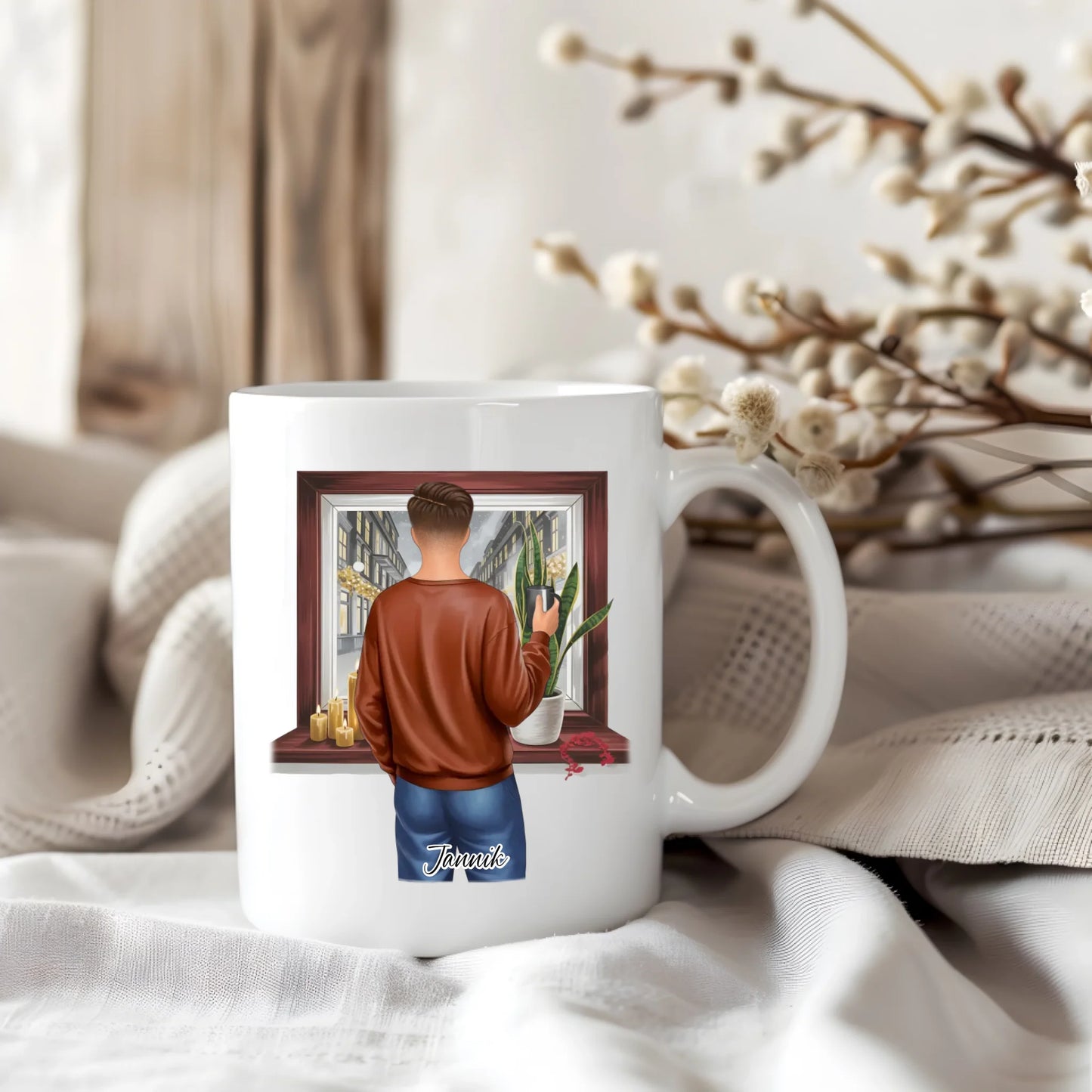 Entspannt (Mann/Frau) Tasse