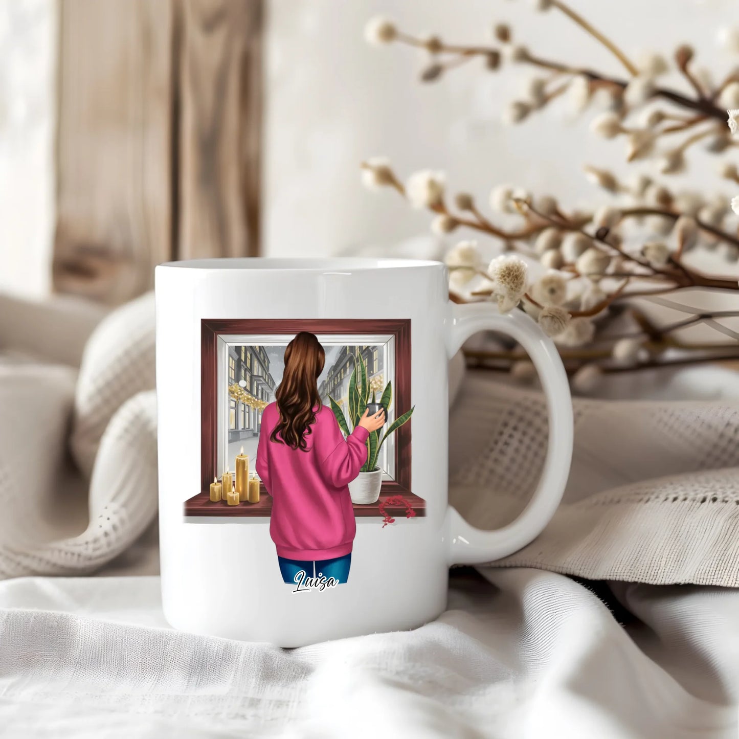Entspannt (Frau/Mann) Tasse