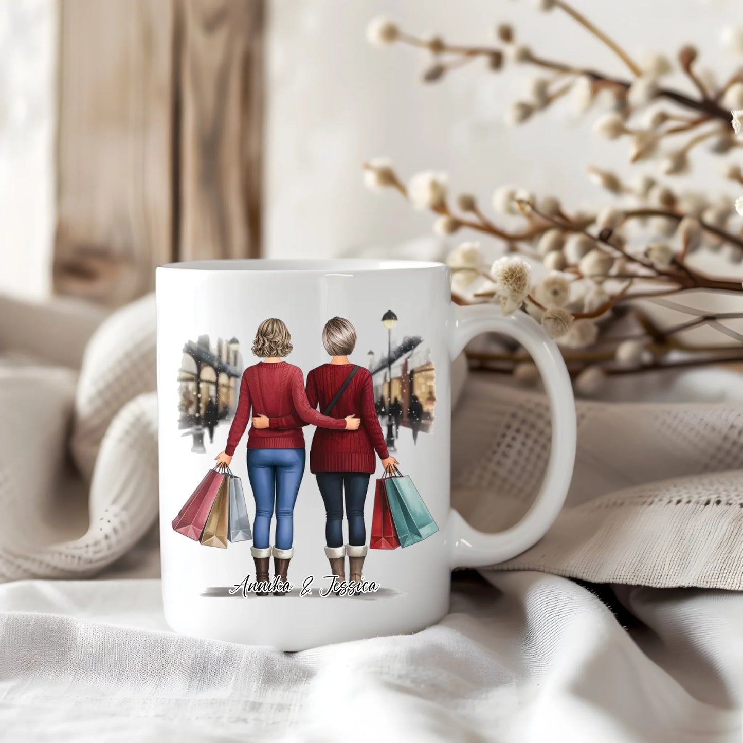 Shopping Freundinnen Tasse