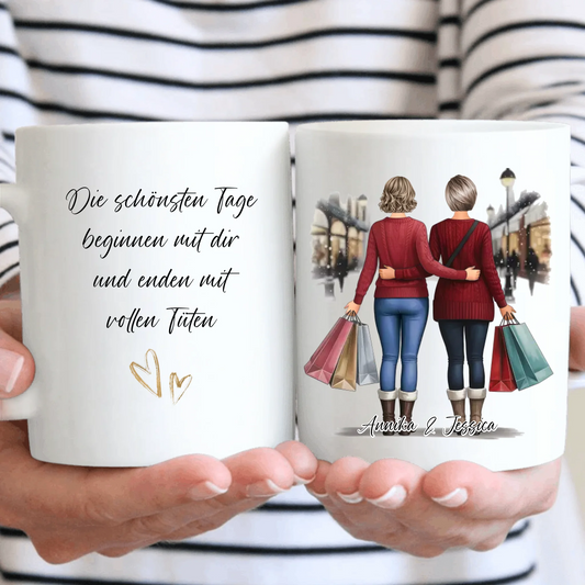 Shopping Freundinnen Tasse