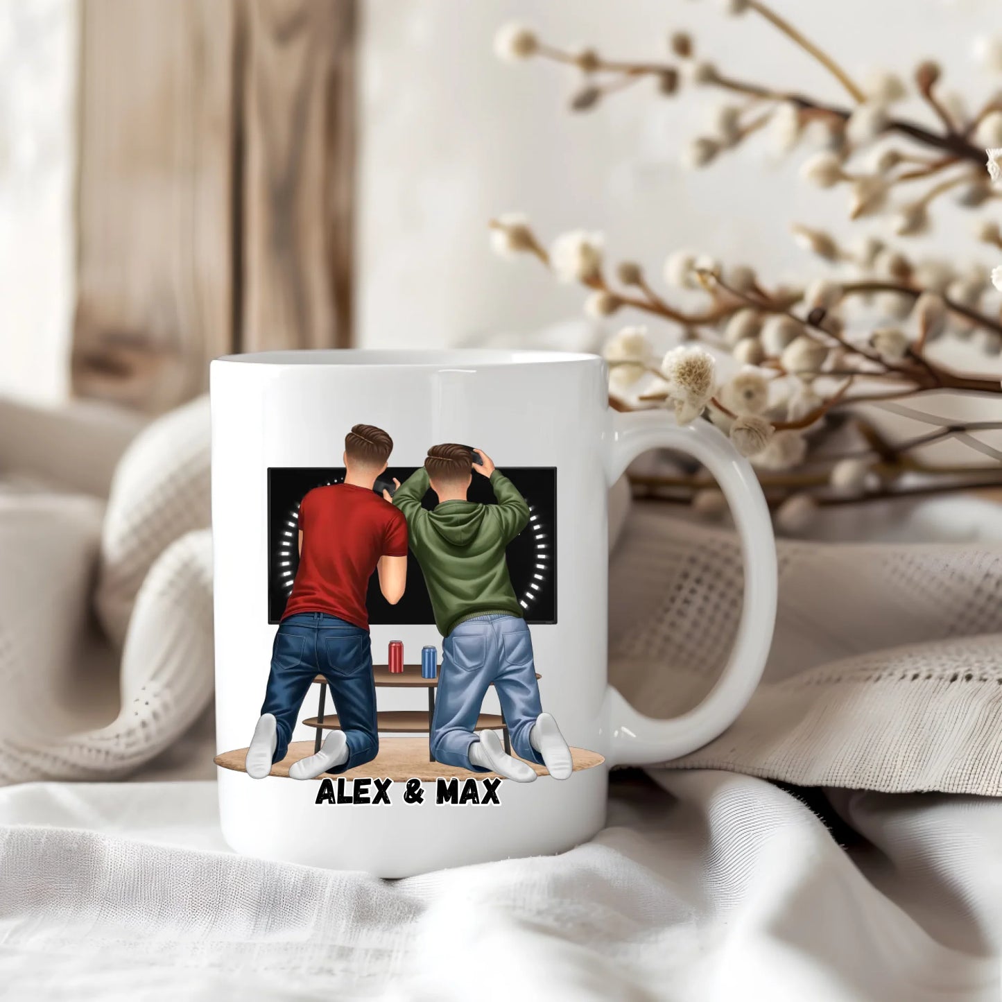 Gaming Freunde Tasse
