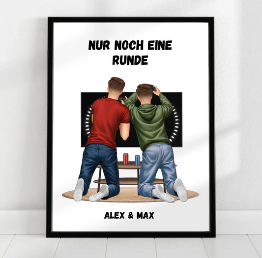 Gaming Freunde Poster