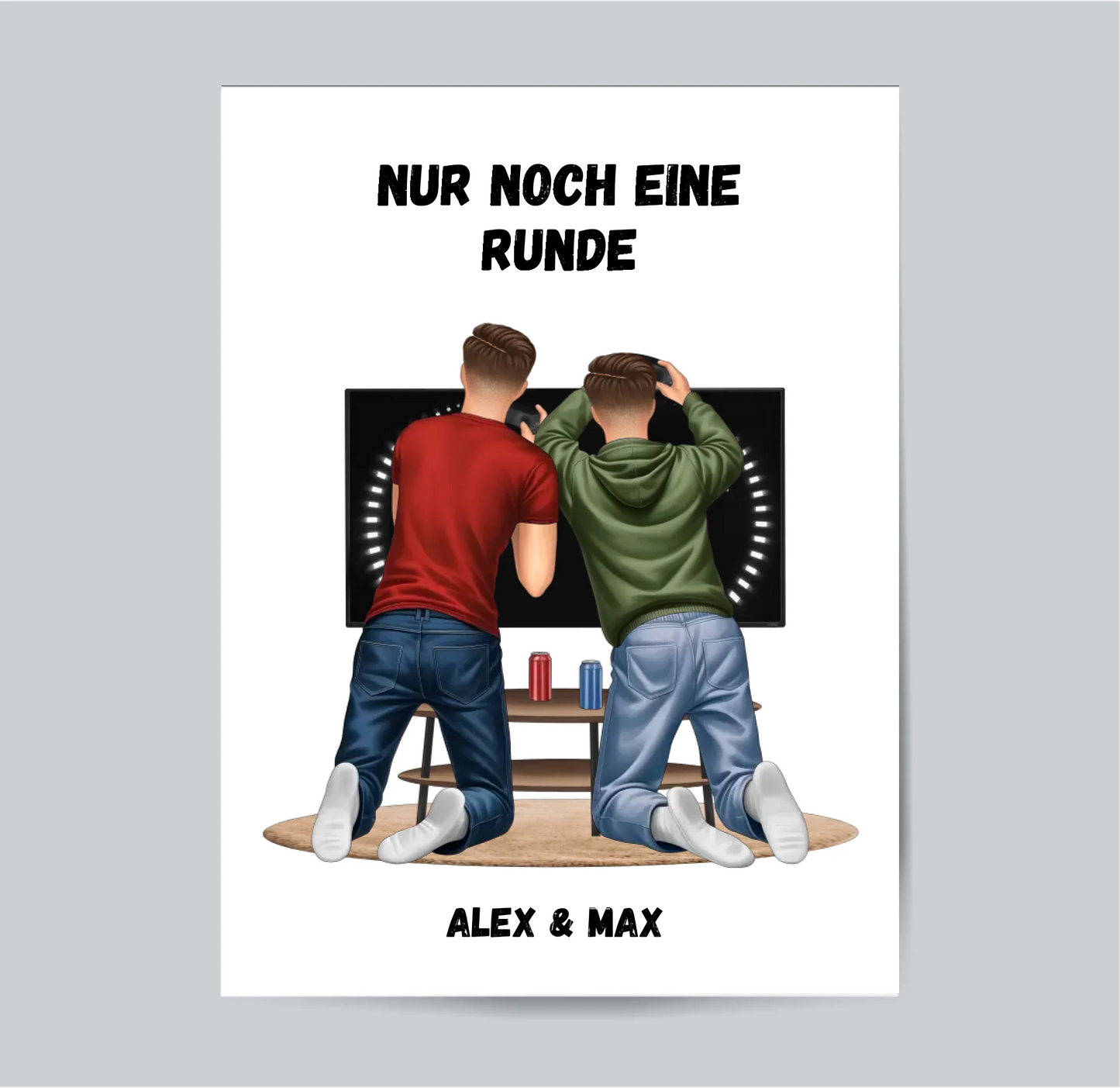 Gaming Freunde Poster