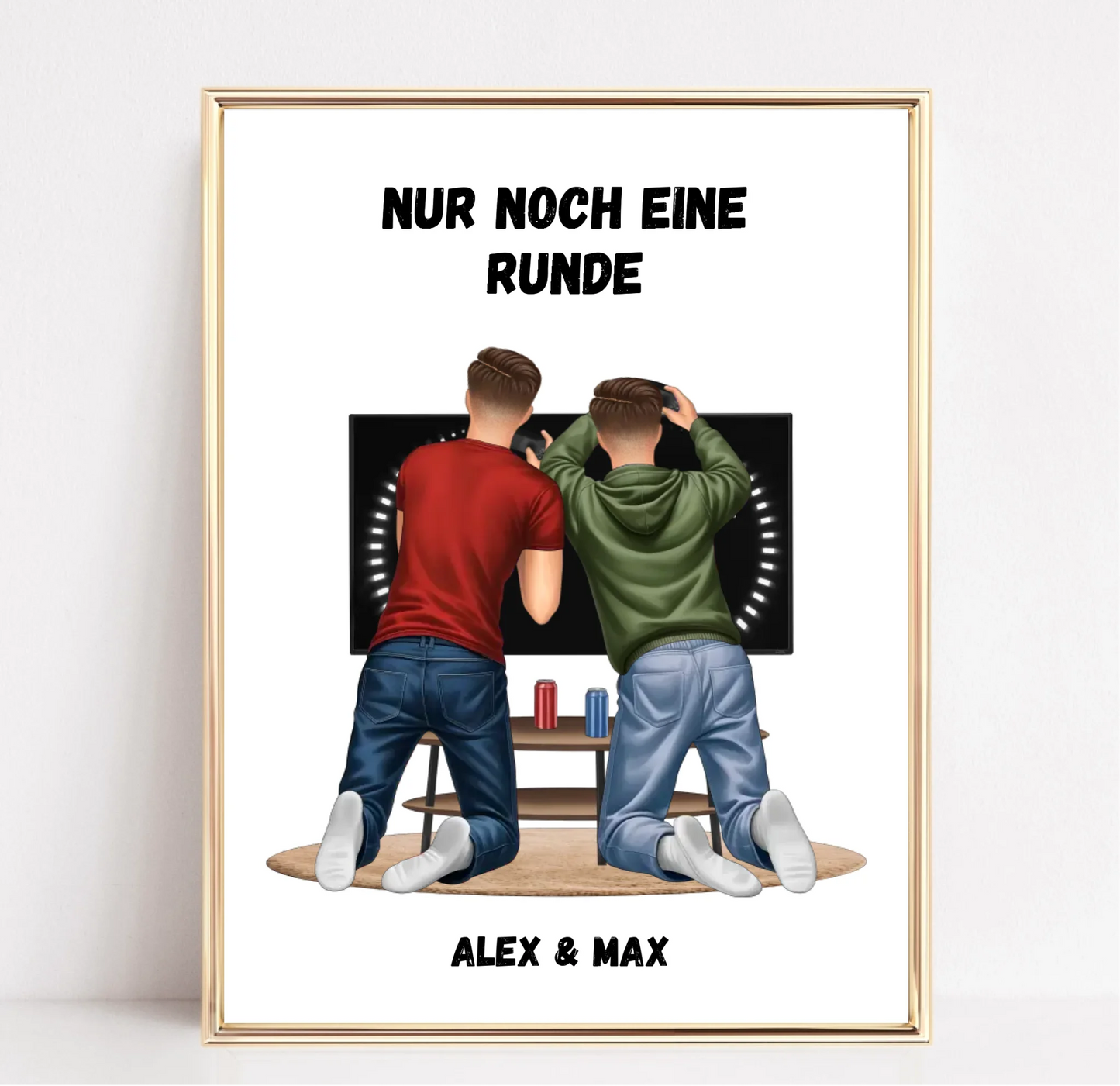 Gaming Freunde Poster