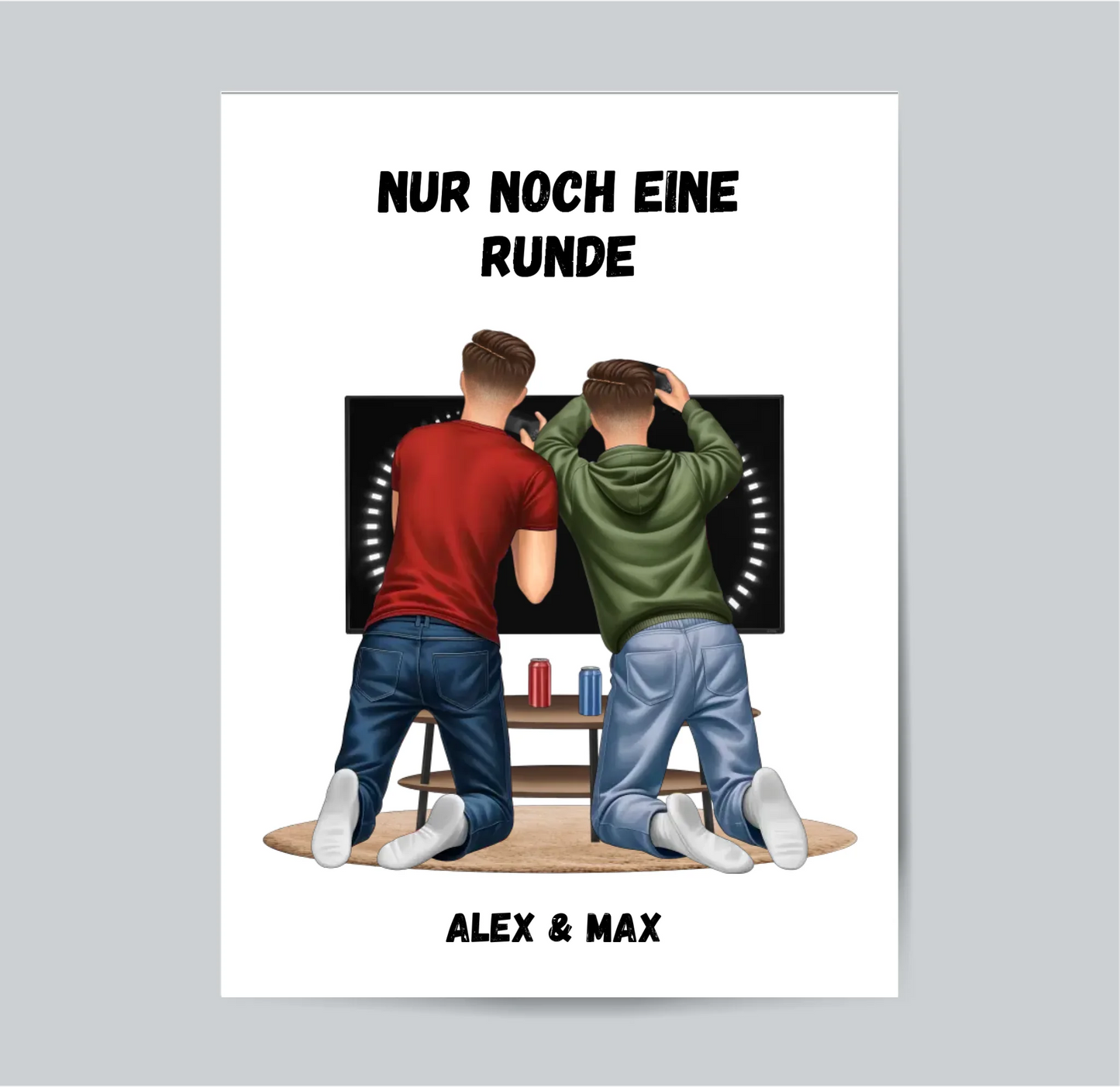 Gaming Freunde Poster