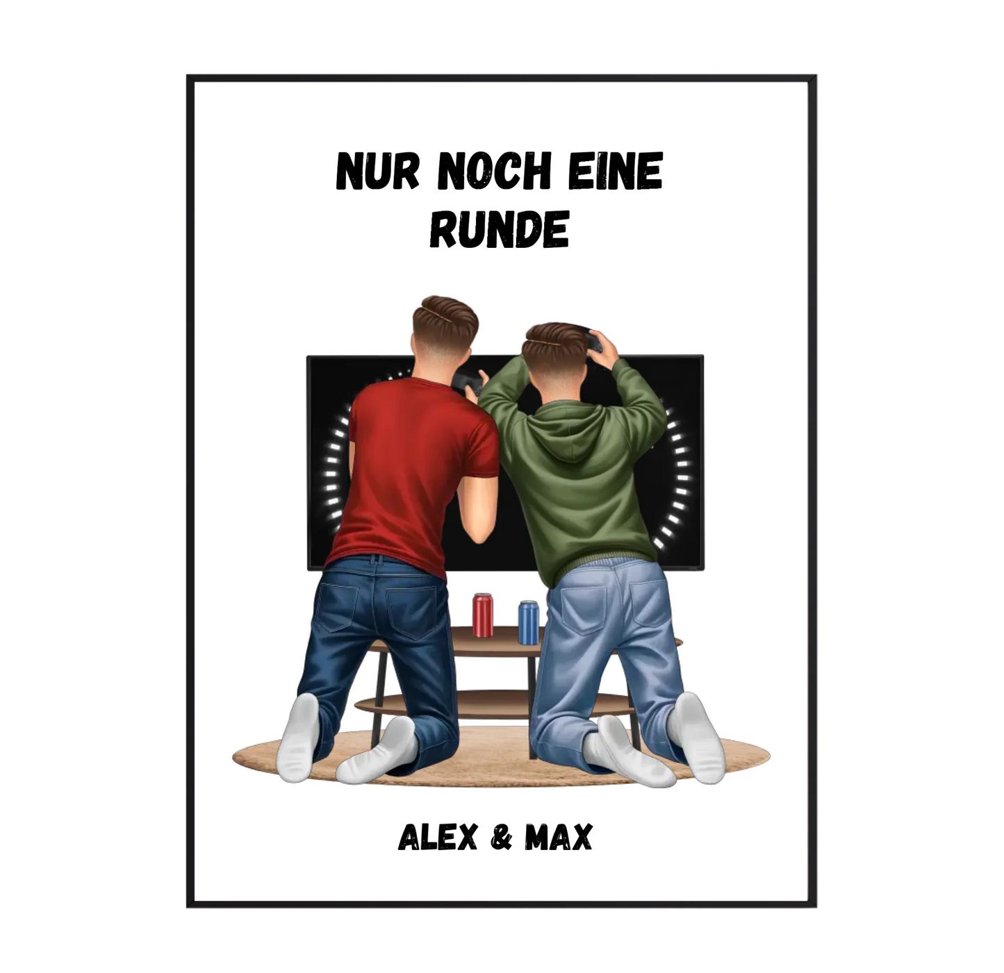 Gaming Freunde Poster