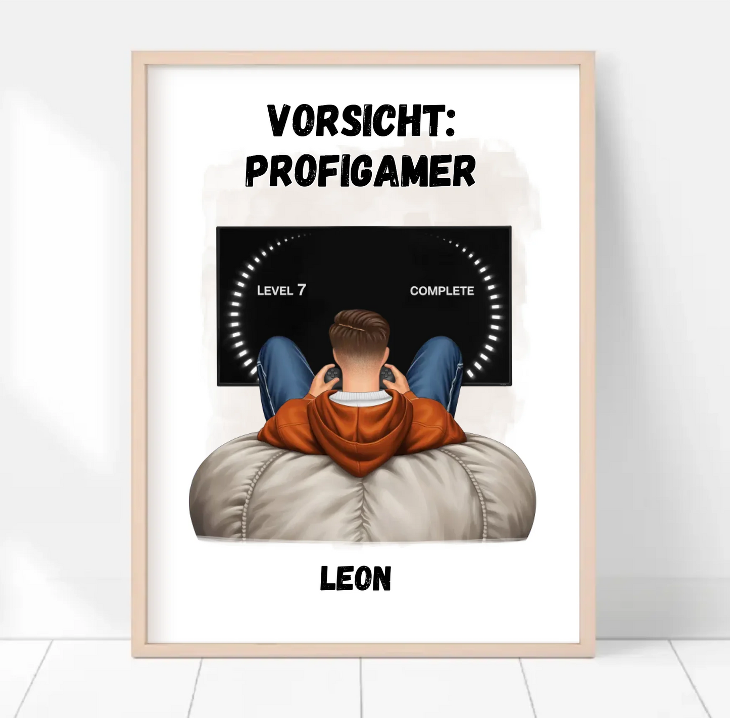 1-2 Personen (Mann & Frau) Gamer Poster