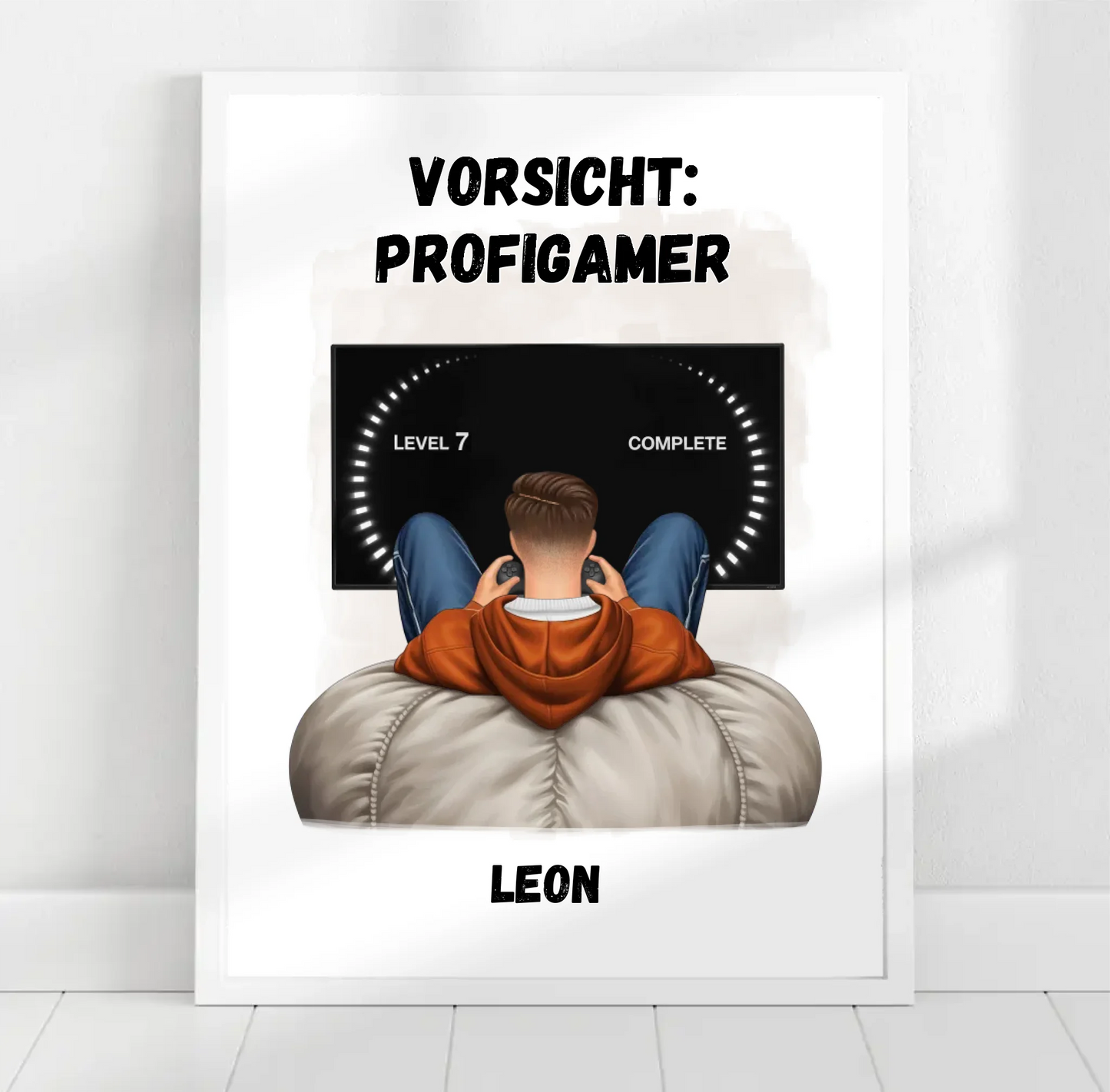 1-2 Personen (Mann & Frau) Gamer Poster