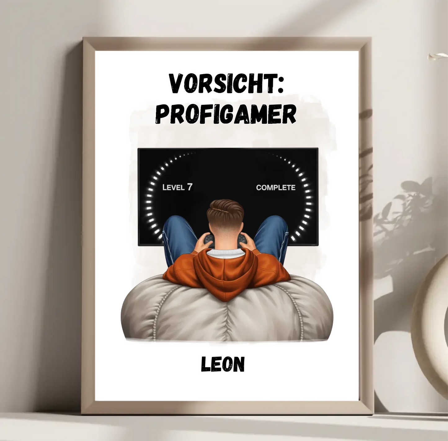 1-2 Personen (Mann & Frau) Gamer Poster