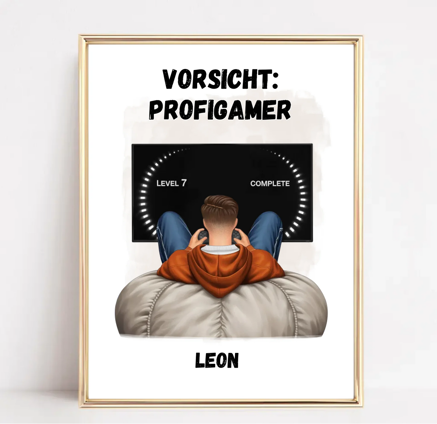 1-2 Personen (Mann & Frau) Gamer Poster
