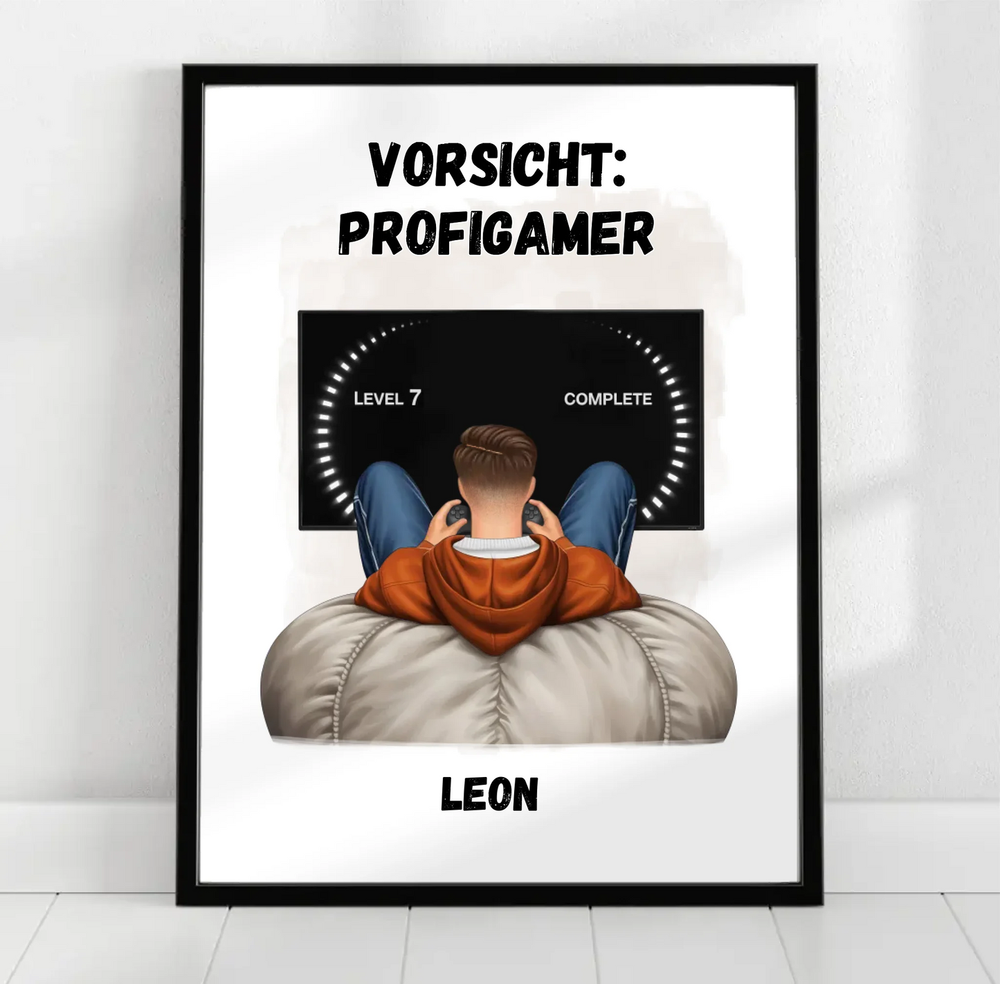1-2 Personen (Mann & Frau) Gamer Poster