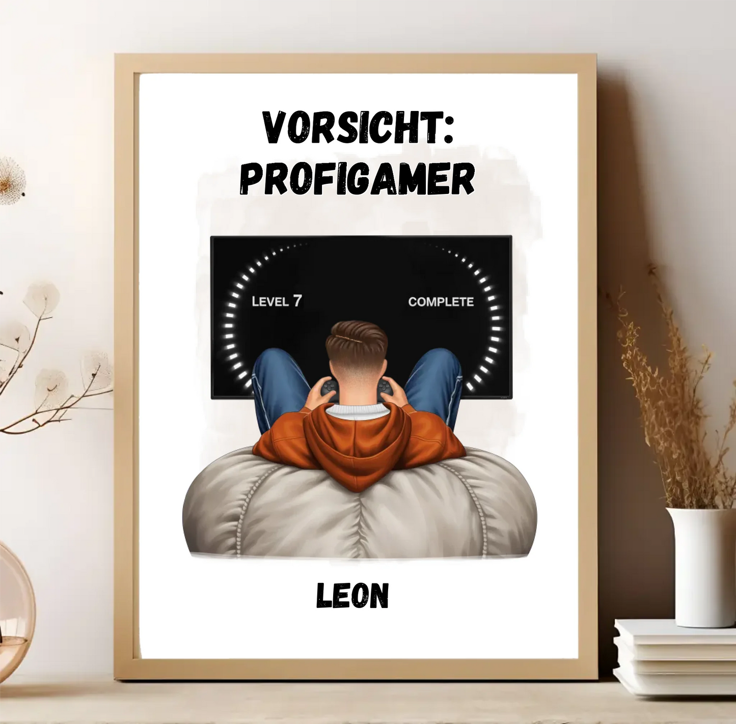 1-2 Personen (Mann & Frau) Gamer Poster