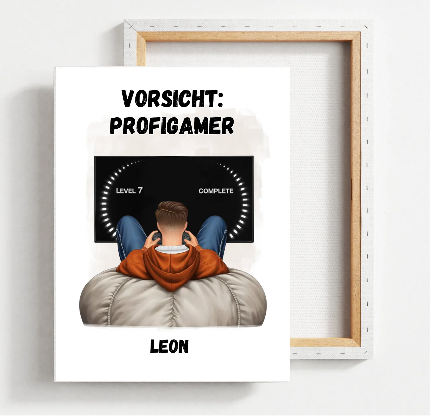 1-2 Personen (Mann & Frau) Gamer Poster